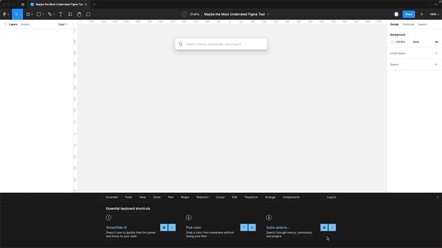 Gamified keyboard shortcuts in Figma смотреть онлайн