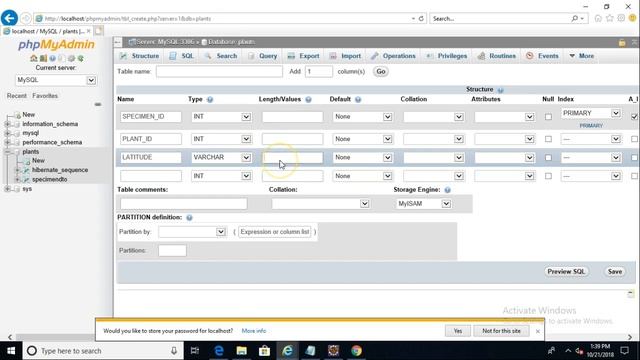 ERD, new table in MySQL, phpMyAdmin, insert rows смотреть онлайн