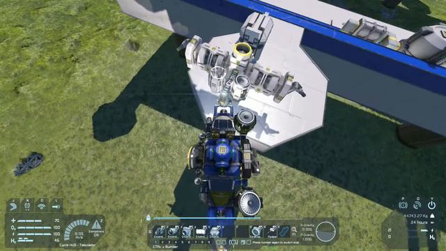 Space Engineers en español # Survival Ep37 - Trabajos de montaje y configuración смотреть онлайн
