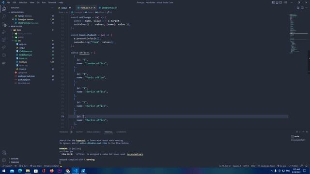 Simple React form with validations MUI смотреть онлайн