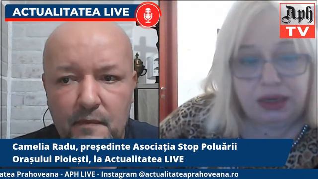 Camelia Radu, președinte Asociația Stop Poluării Orașului Ploiești, la Actualitatea LIVE смотреть онлайн