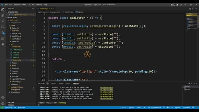 Login con React (Parte 1) смотреть онлайн