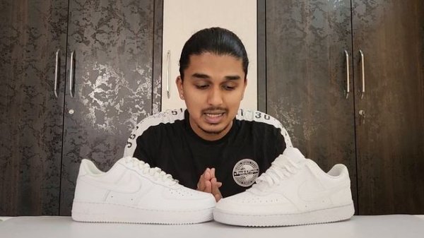 Nike COURT VISION vs Nike AIR FORCE 1