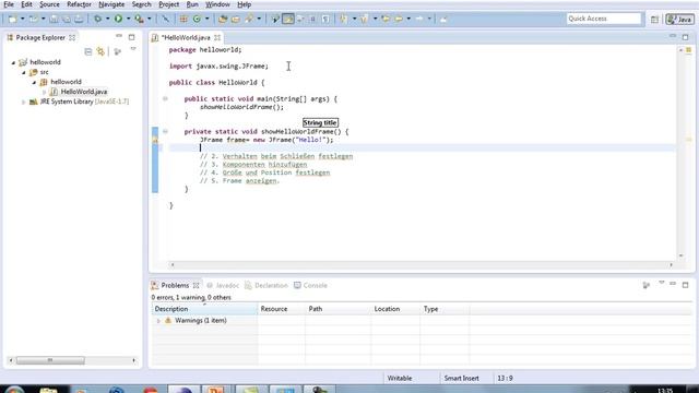 Java Swing Einführung смотреть онлайн