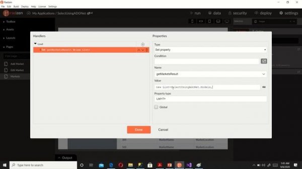 FETCHING DATA FROM SQL SERVER TABLE USING STORED PROCEDURE IN RADZEN (SERVER-SIDE BLAZOR TUTORIAL)