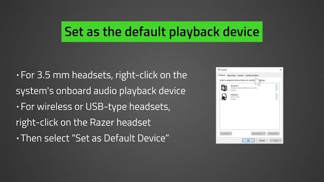 How to fix a Razer headset with no audio or sound смотреть онлайн