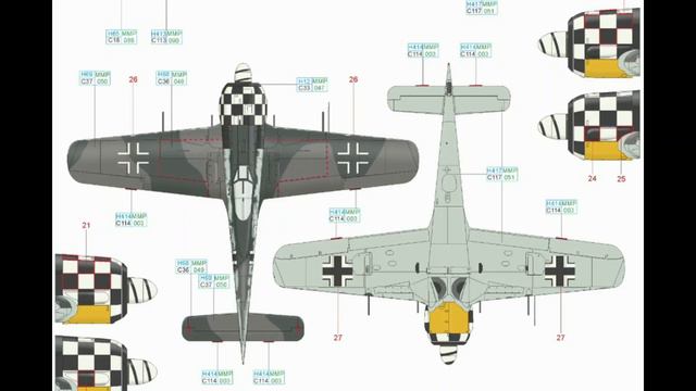 Fw-190 A-6 1/48 full build смотреть онлайн
