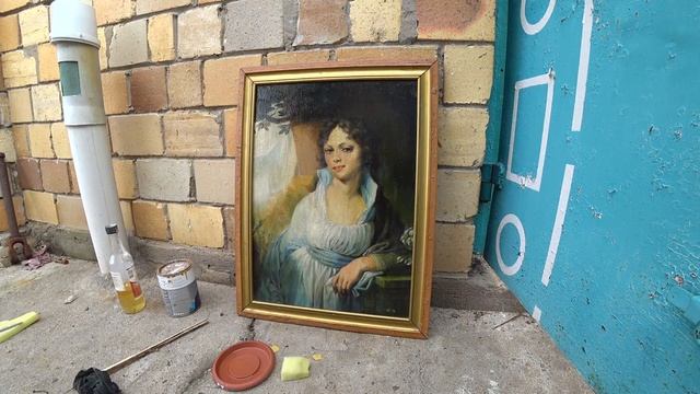 РЕСТАВРИРУЮ КАРТИНУ.Освежаю #реставрация #restoration #деревенскаяжизнь #карагандинскаяобласть смотреть онлайн