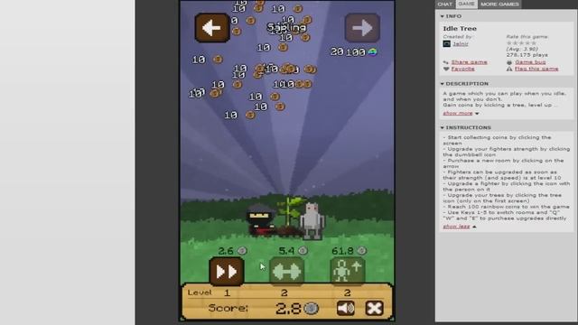 Кликер дерева! смотреть онлайн