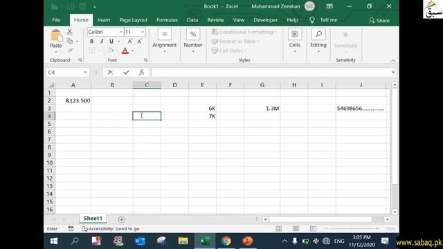 More Custome format in Excel, Computer Science Lecture | Sabaq.pk смотреть онлайн