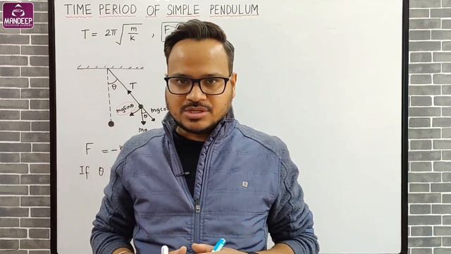 Time Period of Simple Pendulum class 11 Physics Term 2 Derivation, SHM, Oscillations смотреть онлайн