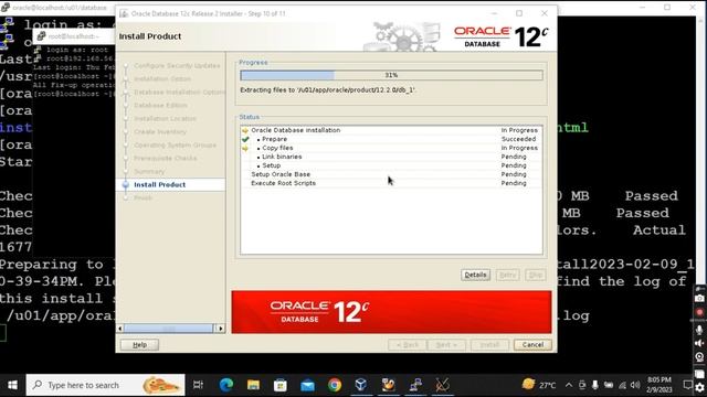 Installation database 12c software in ORACLE LINUX |simple steps| смотреть онлайн