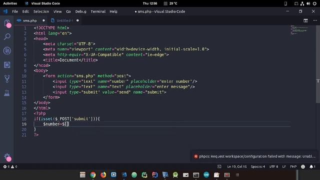 How to send SMS using php | easiest way | way2sms API смотреть онлайн