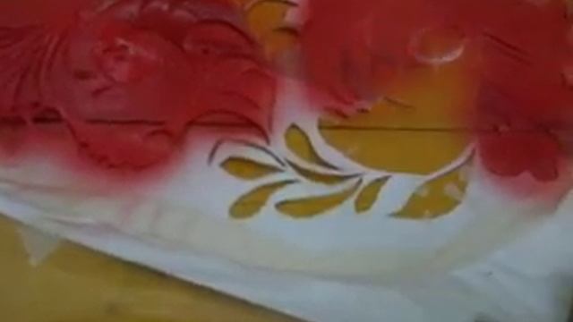 декорирую стол через трафарет. ЧАСТЬ 2. KSENNIA AUPOVA смотреть онлайн