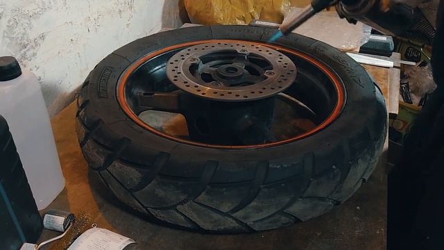 Тормозной диск BIKINGBOY с aliexpress для Suzuki Vstrom. Распаковка и установка на мотоцикл смотреть онлайн