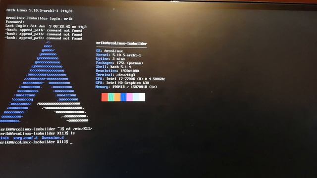 ArcoLinux : 1814 Failed to start light display manager - my own mistake 2/2 смотреть онлайн