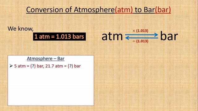 How to convert Atmosphere to Bar (atm-bar) and Bar to Atmosphere (bar-atm) || BD conversion смотреть онлайн
