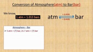 How to convert Atmosphere to Bar (atm-bar) and Bar to Atmosphere (bar-atm) || BD conversion