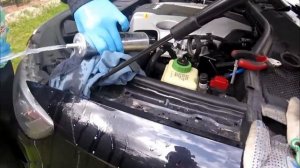 AUDI Q7 3.0 TDI замена топливного фильтра