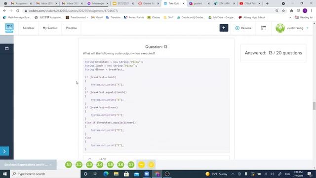Java Test #2 смотреть онлайн