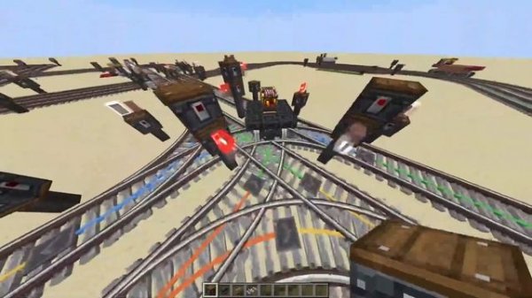 Minecraft Create Mod 0.5 Train Signal Tutorial