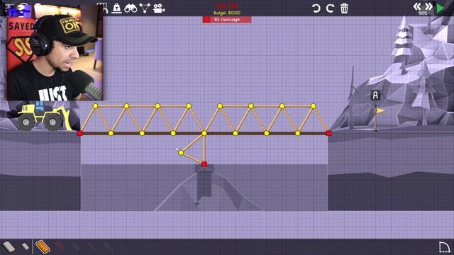 لعبة بناء الجسر " بناء اصعب جسر في العالم " Poly Bridge 2 !! смотреть онлайн
