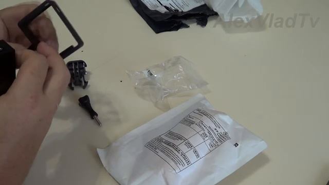 Посылки из Китая. Рамка-крепление и ручка поплавок для экшн камеры. Accessories Action Cameras