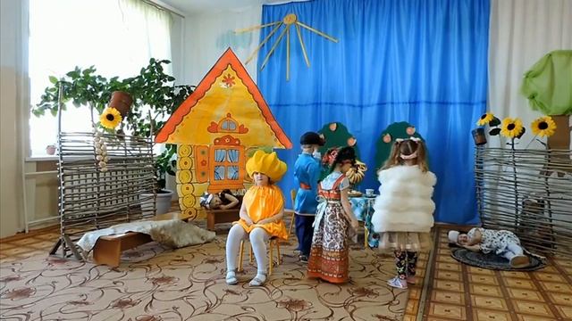 Спектакль в детском саду "Репка на новый лад". Детский сад" Росинка" с. Тарбагатай. смотреть онлайн