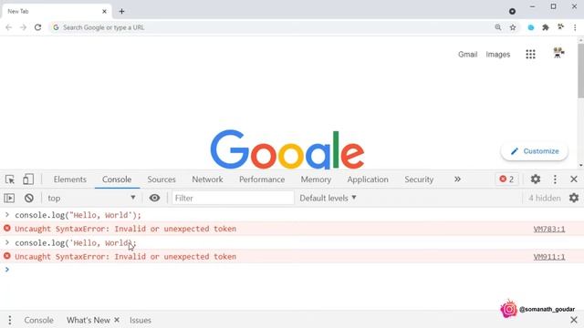 Syntax Errors | JavaScript Tutorial - #4 смотреть онлайн