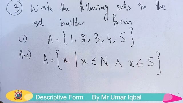 Descriptive, Tabular and Set Builder Form (Sets) Lecture 2 Mathematics Class 7th смотреть онлайн