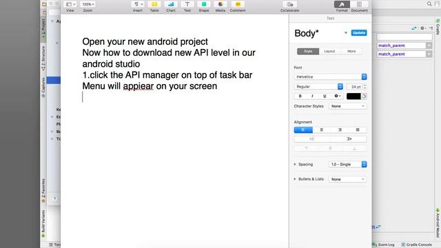 How to download new API level in android studio смотреть онлайн