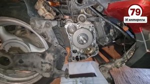 Появился стук в двигателе 157 gmj китайского скутера . Со стороны обгонной муфты