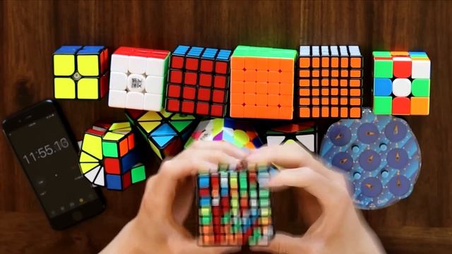 SPEED SOLVING ALL OFFICIAL WCA PUZZLES смотреть онлайн