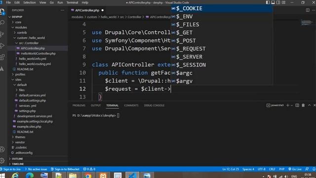 Call REST API using GET method in Drupal 9. смотреть онлайн