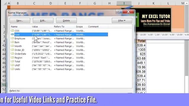 How to Use Named Range ? #excel II what is named range excel ? Ii named Range in hindi смотреть онлайн