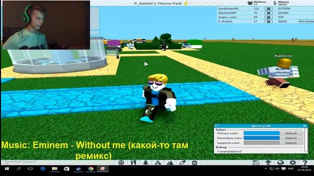 Как создать свой парк аттракционов? |Theme park Tycoon 2 | Roblox смотреть онлайн