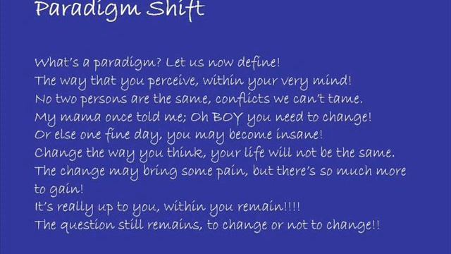 Paradigm_shift смотреть онлайн