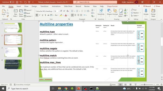 Filebeat Demo- Multiline configuration | how to read multiple lines at a time from log file . смотреть онлайн