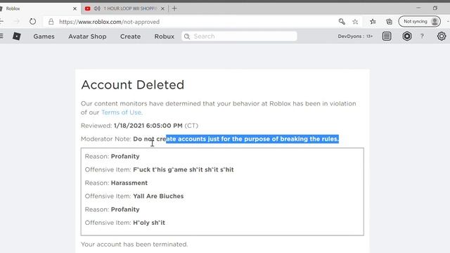 Login Into Banned Roblox Users смотреть онлайн