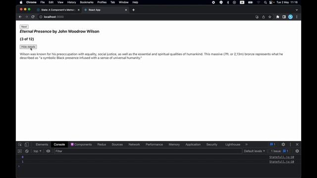 Как создать несколько состояний в компоненте с помощью хука useState. Изолированность и приватность смотреть онлайн