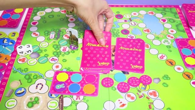Настольная игра для детей "Лошадки" от компании Zvezda | Игры-ходилки полный обзор и правила смотреть онлайн