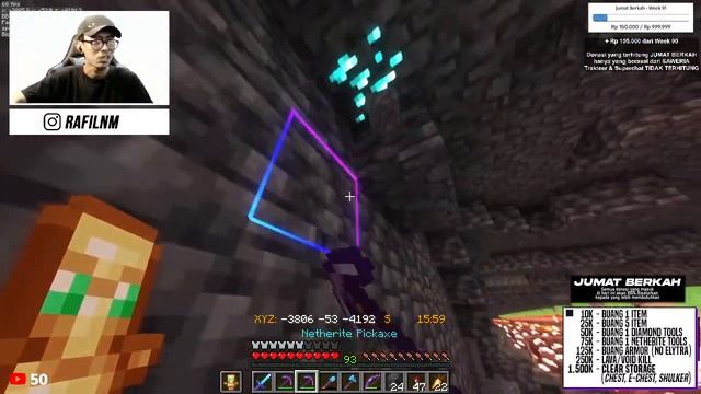 DAY 7281 - Pagi udah dapet 4 STACK DIAMOND ORE, kita gas lagi! смотреть онлайн