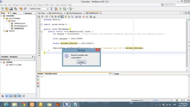 La Variable double en Java [Curso Java NetBeans] [8/33] смотреть онлайн