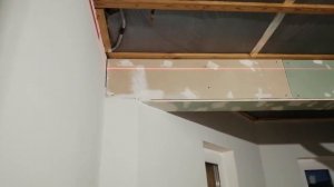 Обходим балку полотном ПрофСервис натяжные потолки