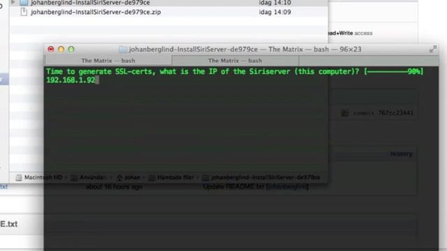Siri on iPhone 4 without a 4S-key or proxy - Eichhoernchens SiriServer смотреть онлайн