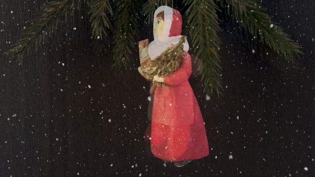 Ёлочные игрушки из ваты Вероники Подгорной, Spuncotton ornaments by Veronika Podgornaya смотреть онлайн