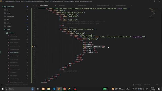 (4) IMPORTAR DATOS DE EXCEL A UN SISTEMA WEB - Agregar Emisor a la vista del sistema - 2023 смотреть онлайн
