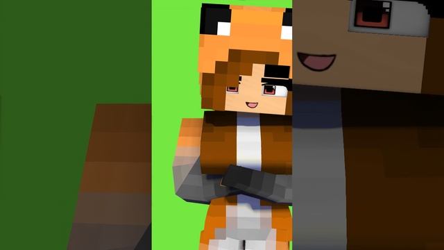 DARLING OHAYO! APHMAU FOX GIRL - MINECRAFT ANIMATION #shorts смотреть онлайн