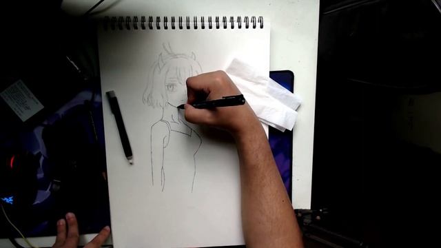 Drawing Nero / Secre Swallowtail Sketch from Black Clover | Inking (╯✧▽✧)╯ смотреть онлайн