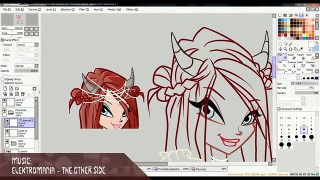 Speedpaint #9 Inez Enchantix Lineart+Color/Winx смотреть онлайн